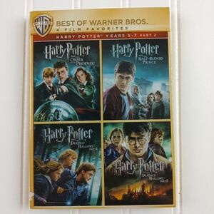 HARRY POTTER 4 Movies DVD Disc SET NEW SEALED Year 5-7 Part 2 Collection